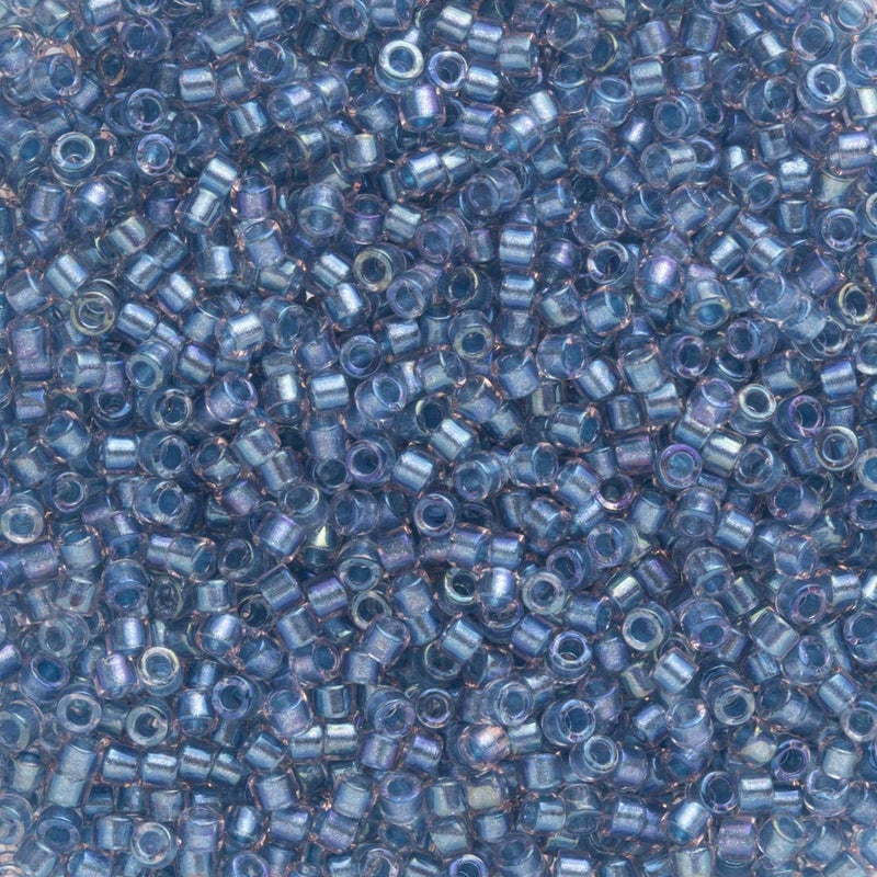 Miyuki Delica Seed Beads Bundle: Size 11/0, Blue Inside Color Lined Palette Collection DB1761, DB1762, DB1763 - Image 3
